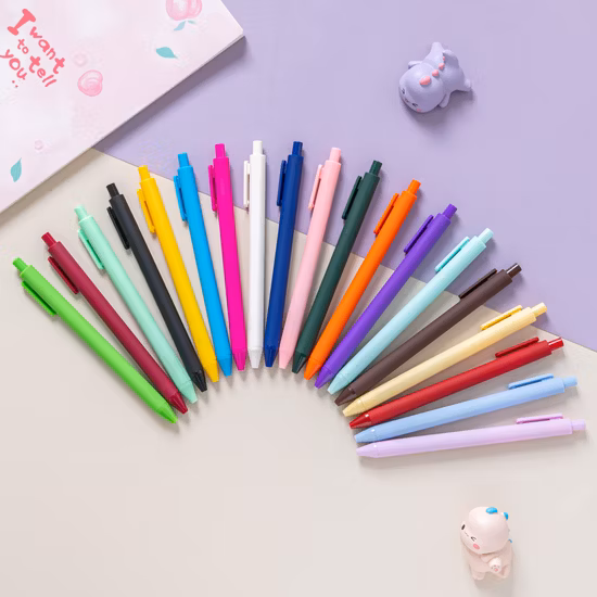 Stationery Factory Greenwill Promozione Personalizzata Scuola e Ufficio Sensibile al calore ergonomica ricaricabile Cancella bella penna gel ad attrito per scrittura (KP100751)
