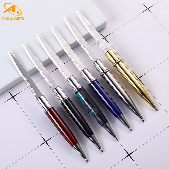Hot New Biniko Painty Brush Flag Gift Cancelleria coreana Parker Marker Articoli di cancelleria per ufficio Penna a sfera personalizzata con setola